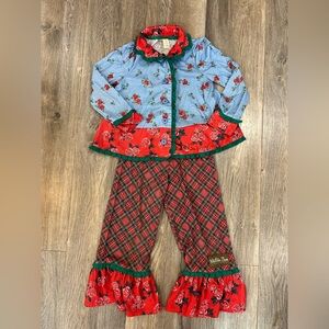 Matilda Jane Size 4 Christmas Pajamas